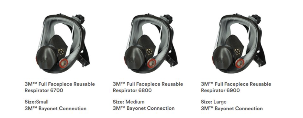 3M™ Full Facepiece Reusable Respirator 6800