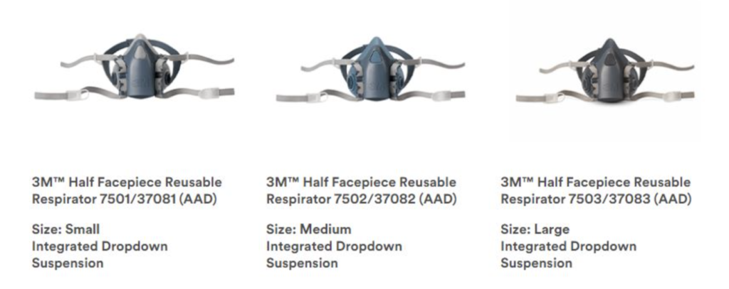 3M™ Half Facepiece Reusable Respirator 7502